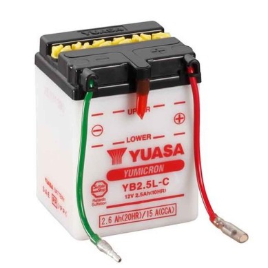 BATERIA YUASA  YB2.5L-C (DC)