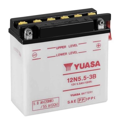 BATERIA YUASA  12N5.5-3B (DC)