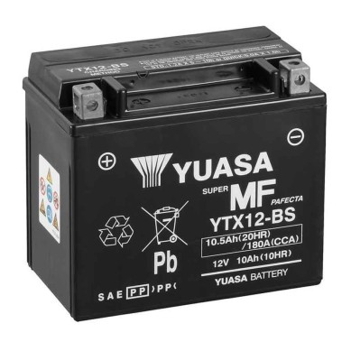 BATERIA YUASA  YTX12-BS (CP)