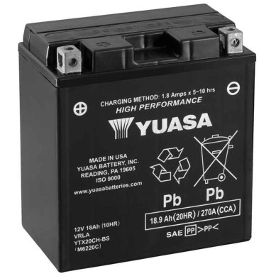 BATERIA YUASA YTX20CH-BS (CP)