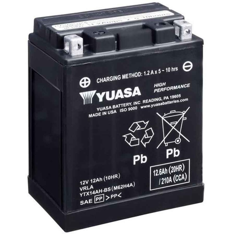 BATERIA YUASA YTX14AH-BS (CP)