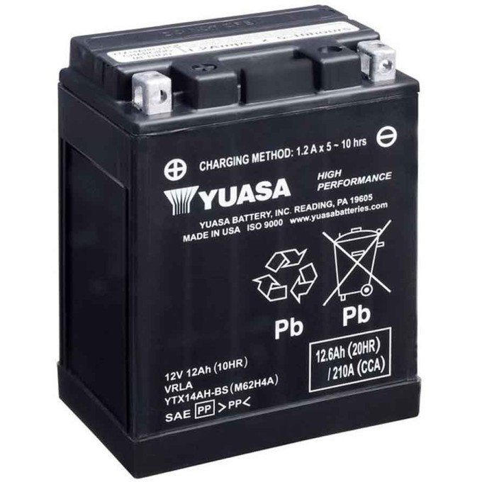 BATERIA YUASA YTX14AH-BS (CP)