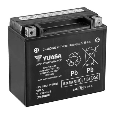BATERIA YUASA YTX20H-BS (CP)