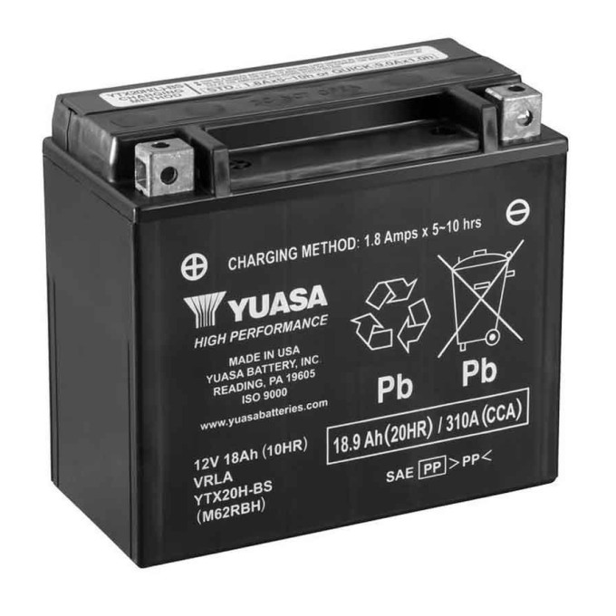 BATERIA YUASA YTX20H-BS (CP)