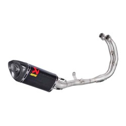 TUBO ESCAPE YAMAHA MT-03 2016-2020 NO HOMOLOGADO CARBONO