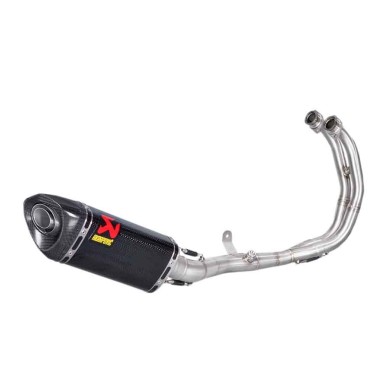 TUBO ESCAPE AKRAPOVIC PARA YAMAHA YZF-R25 2014-2023 NO HOMOLOGADO SERIE RACING CARBONO S-Y3R1-APC