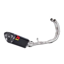 TUBO ESCAPE AKRAPOVIC PARA YAMAHA YZF-R25 2014-2023 NO HOMOLOGADO SERIE RACING CARBONO S-Y3R1-APC