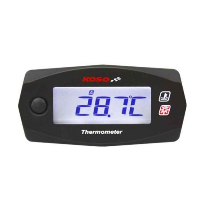 RELOJ DE TEMPERATURA KOSO MINI 4 RACE BLANCO-NEGRO