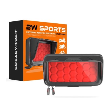 KIT DE FIJACIÓN + FUNDA MÓVIL  SO EASY RIDERS 2W SPORTS SOPORTES HORIZONTAL st racing store