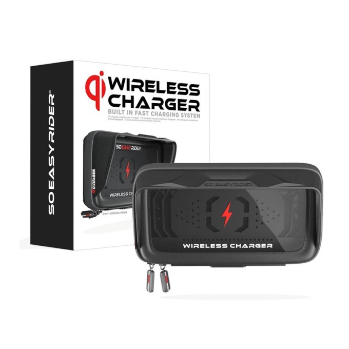 KIT DE FIJACIÓN + FUNDA MÓVIL  SO EASY RIDERS QI HORIZONTAL ST RACING STORE