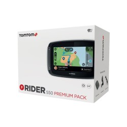 NAVEGADOR DE MOTO TOM TOM RIDER 550 WORLD PREMIUM PACK ST RACING STORE