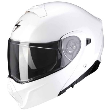 CASCO MODULAR SCORPION EXO 930 SOLID BLANCO T RACING STORE