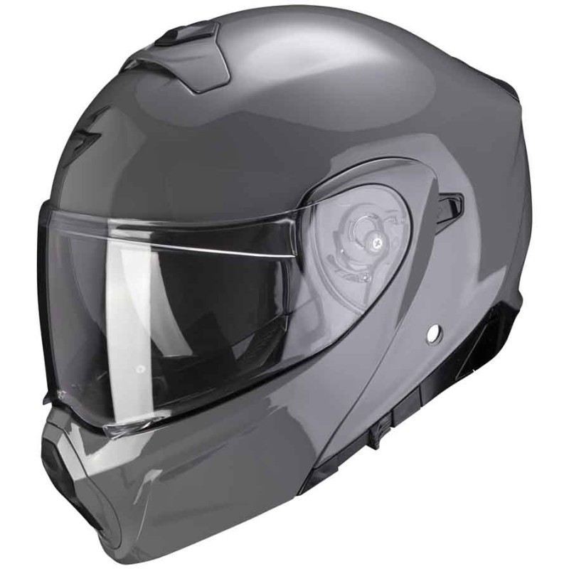 CASCO MODULAR SCORPION EXO 930 SOLID GRIS CEMENTO ST RACING STORE