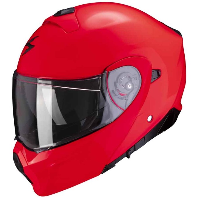 CASCO MODULAR SCORPION EXO 930 SOLID ROJO FLUOR ST RACING STORE