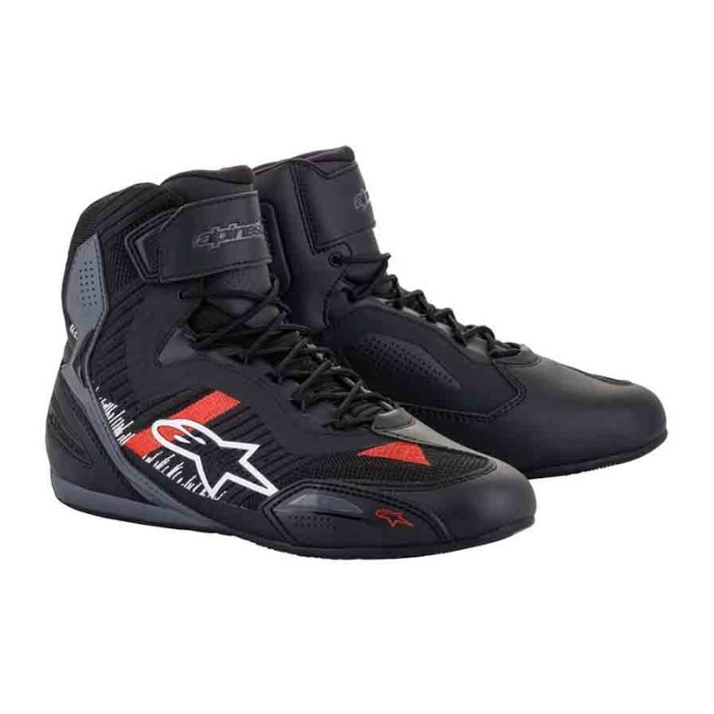 BOTAS ALPINESTARS FASTER-3 RIDEKNIT NEGRO / GRIS / ROJO