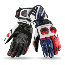 GUANTE VERANO SEVENTY DEGREES SD-R12 RACING NEGRO/ROJO/AZUL