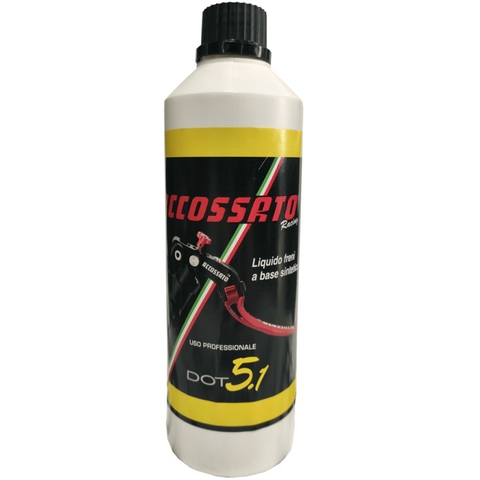 LIQUIDO FRENOS ACCOSSATO BASE SINTETICA DOT 5.1 st racing store