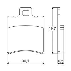 PASTILLA FRENOS ACCOSSATO AGPA13 ST RACING STORE