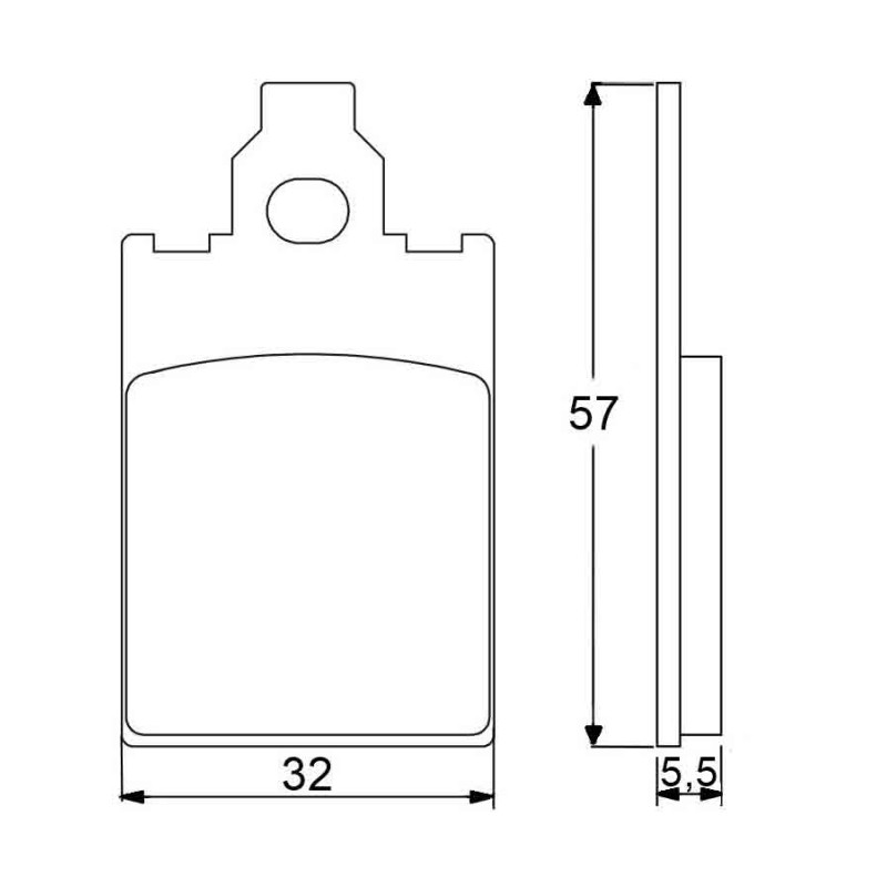 PASTILLA FRENOS ACCOSSATO AGPA15 ST RACING STORE