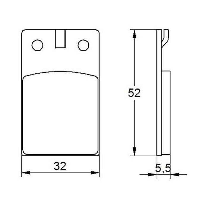 PASTILLA FRENOS ACCOSSATO AGPA17 st racing store