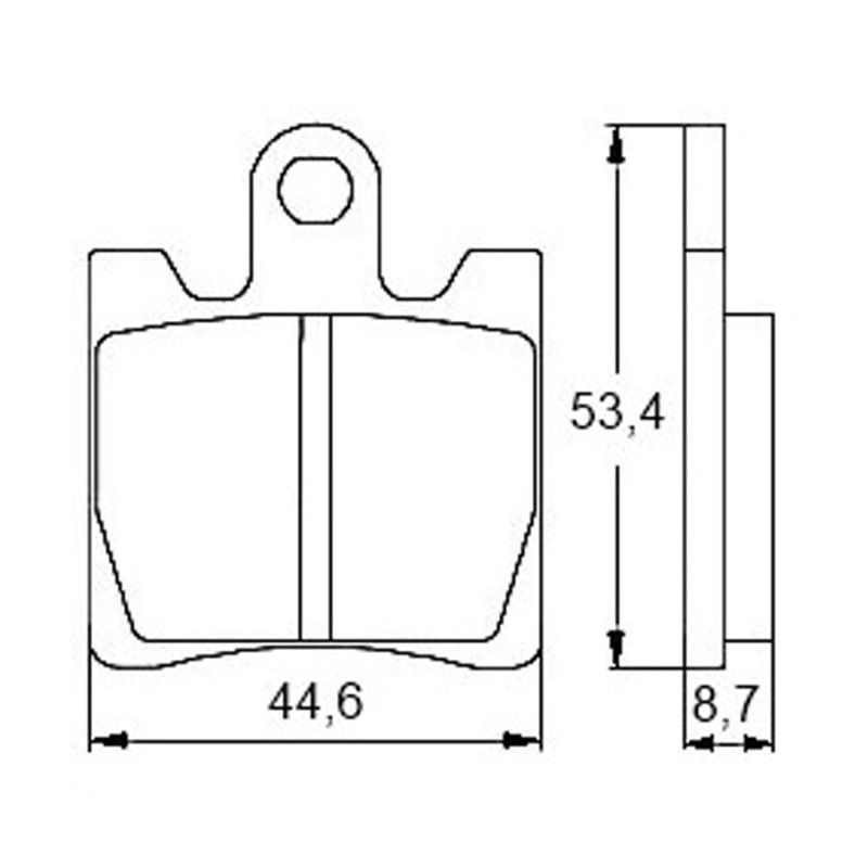 PASTILLA FRENOS ACCOSSATO AGPA21 st raicng store