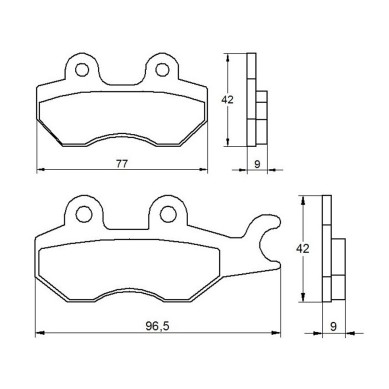 PASTILLA FRENOS ACCOSSATO AGPA23 ST RACING STORE
