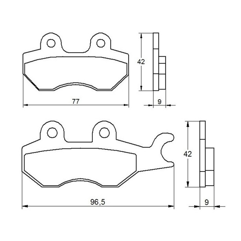 PASTILLA FRENOS ACCOSSATO AGPA23 ST RACING STORE