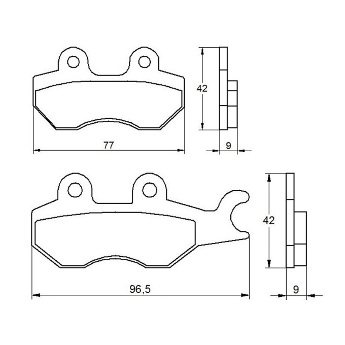 PASTILLA FRENOS ACCOSSATO AGPA23 ST RACING STORE