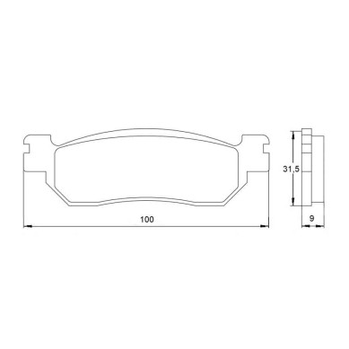 PASTILLA FRENOS ACCOSSATO AGPA24 ST RACING STORE