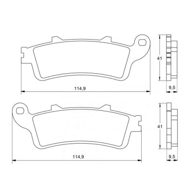 PASTILLA FRENOS ACCOSSATO AGPA25 ST RACINGS TORE