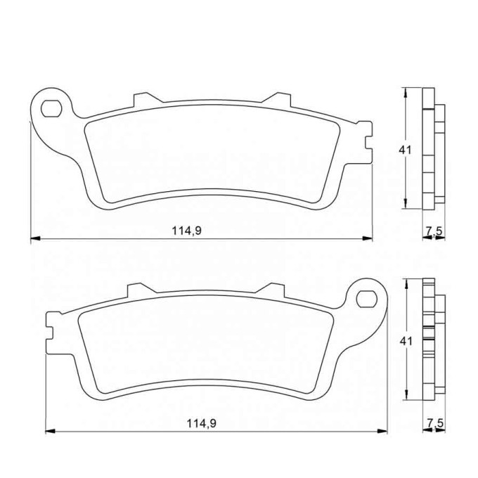 PASTILLA FRENOS ACCOSSATO AGPA26 ST RACING STORE