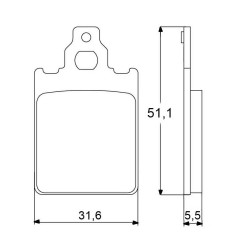 PASTILLA FRENOS ACCOSSATO AGPA27 ST RAICNG STORE