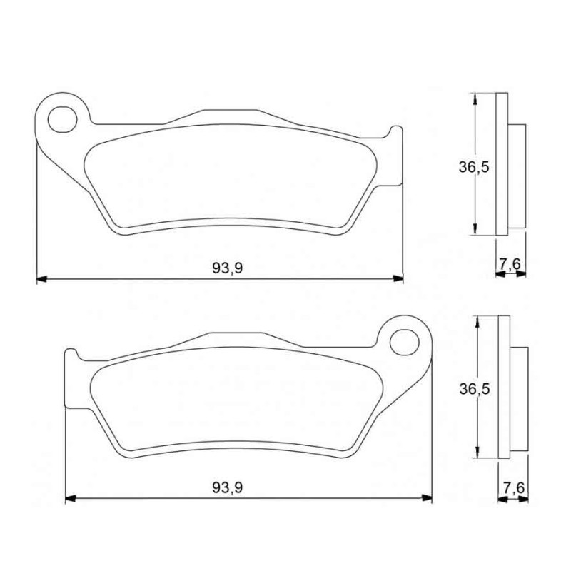 PASTILLA FRENOS ACCOSSATO AGPA29 ST RACING STORE