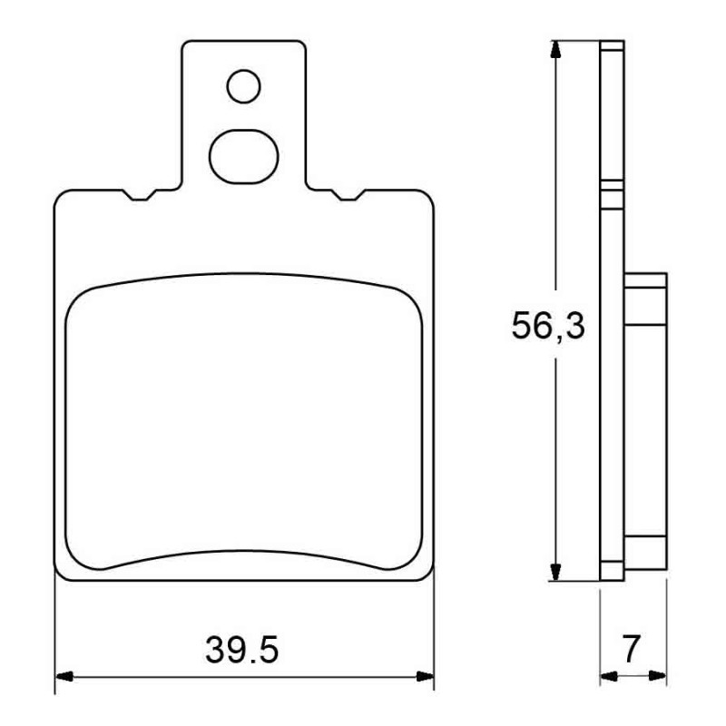 PASTILLA FRENOS ACCOSSATO AGPA31 ST RACING STORE