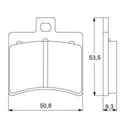 PASTILLA FRENOS ACCOSSATO AGPP31 ST RACING STORE