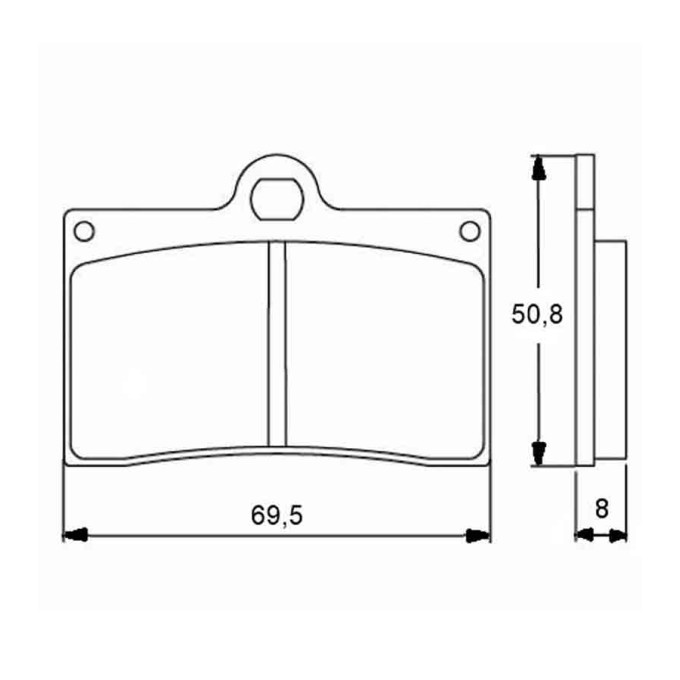 PASTILLA FRENOS ACCOSSATO AGPA32 ST RACINGS TORE