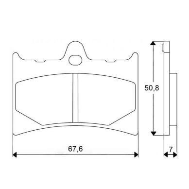 PASTILLA FRENOS ACCOSSATO AGPA33 ST RACING STORE
