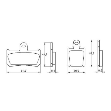 PASTILLA FRENOS ACCOSSATO AGPA36 ST RACING STORE