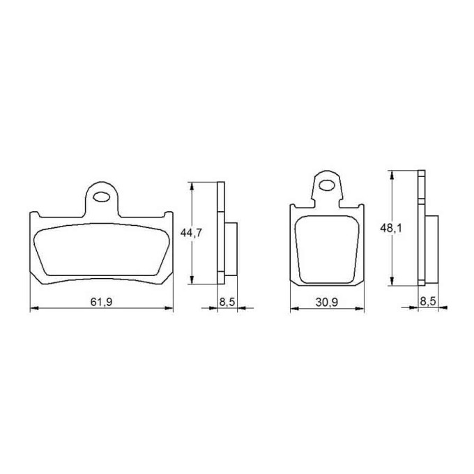 PASTILLA FRENOS ACCOSSATO AGPA36 ST RACING STORE