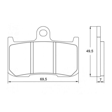 PASTILLA FRENOS ACCOSSATO AGPA38 ST RACING STORE