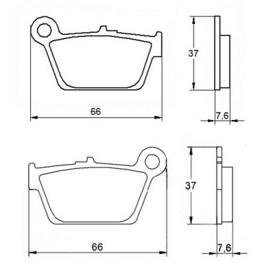 PASTILLA FRENOS ACCOSSATO AGPP38 ST RACING STORE