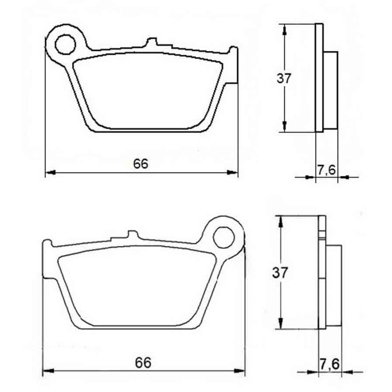 PASTILLA FRENOS ACCOSSATO AGPP38 ST RACING STORE