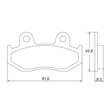 PASTILLA FRENOS ACCOSSATO AGPA40 ST RACING STORE