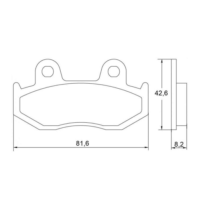 PASTILLA FRENOS ACCOSSATO AGPA41 ST RACING STORE 