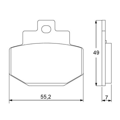 PASTILLA FRENOS ACCOSSATO AGPP41 ST RACING STORE