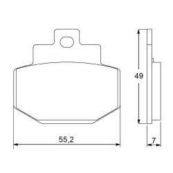 PASTILLA FRENOS ACCOSSATO AGPP41 ST RACING STORE
