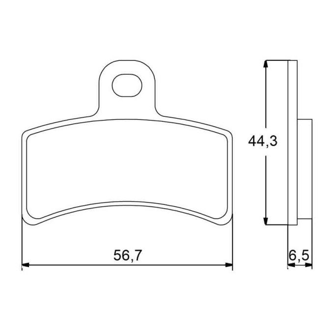 PASTILLA FRENOS ACCOSSATO AGPA44 st raicng store
