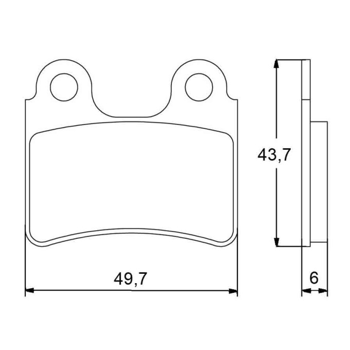 PASTILLA FRENOS ACCOSSATO AGPA45 st racing store