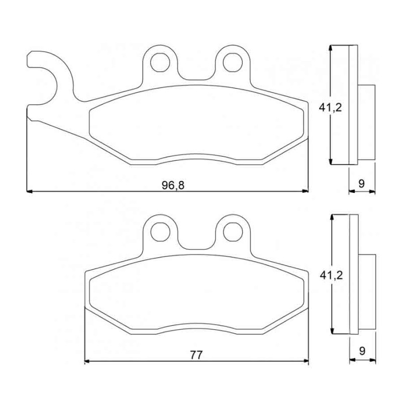 PASTILLA FRENOS ACCOSSATO AGPA46 st racing store