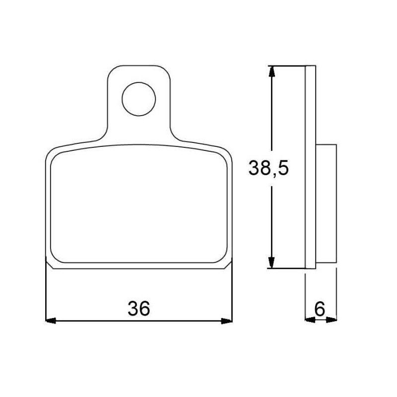 PASTILLA FRENOS ACCOSSATO AGPA47 st racing store